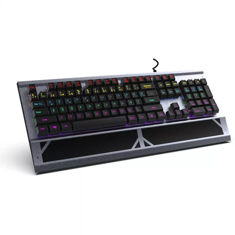 Incase Gaming Keyboard IKG-444 mechaninė klaviatūra su RGB apšvietimu, vokiškas išdėstymas