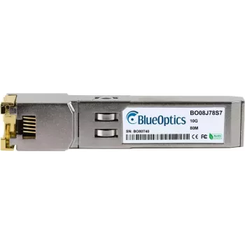 SFP+ siųstuvas-imtuvas BLUEOPTICS FN-TRAN-SFP+GC-T80 suderinamas su BlueOptics SFP+ BO08J78S7 10Gb