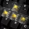Klaviatūra Sharkoon SGK50 S2, USB, QWERTZ, vokiška, medžio apdaila