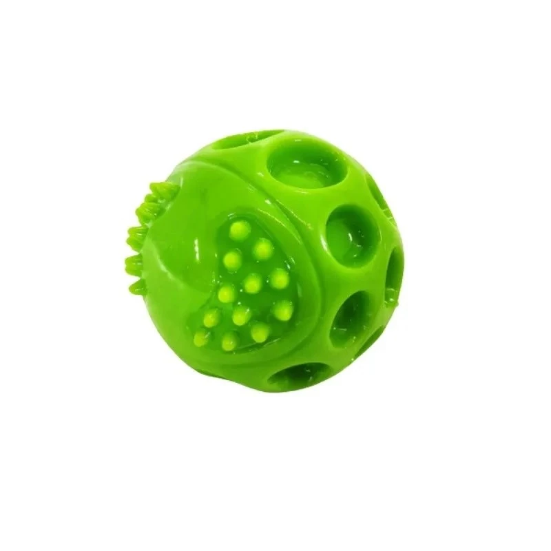 Šunų žaislas Hilton Squeak Ball 6.3 cm – guminis cypsintis kamuoliukas, 1 vnt., mėlynas, tinka visų veislių šunims