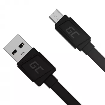 Matinis plokščias laidas USB-A į Micro-USB