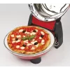 Picos kepimo aparatas G3FERRARI G10032 — 1200 W, akmens kepimo paviršius, iki 400 °C, 31 cm pica, mechaninis laikmatis, raudonas