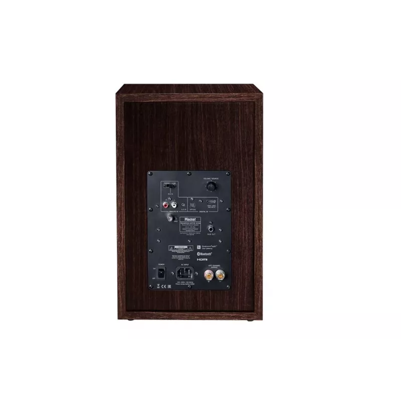 Grindinė kolonėlė Magnat TRANSPULS 800A 2 krypčių laidinė ir belaidė 2×60 W, Bluetooth 5.0, HDMI, juoda/ruda