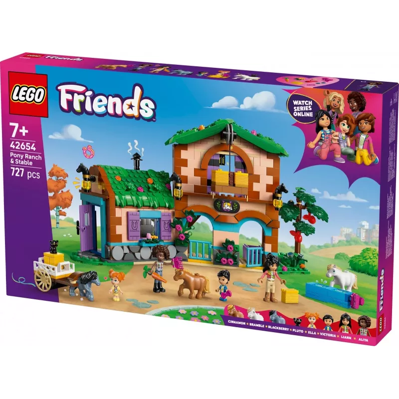 LEGO Friends 42654 Ponių ranča ir arklidė