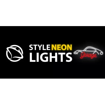 Dekoratyvinis neoninis šviestuvas MANTA SNL95WH balta-raudona