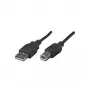 Manhattan jungiamasis laidas USB-B į USB-A 2.0, 3 m, juodas (333382)
