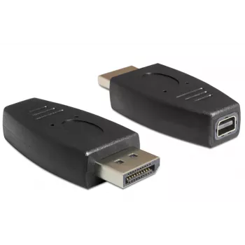 DeLOCK adapteris DisplayPort (vyriškas) į Mini DisplayPort (moteriškas) - juodas