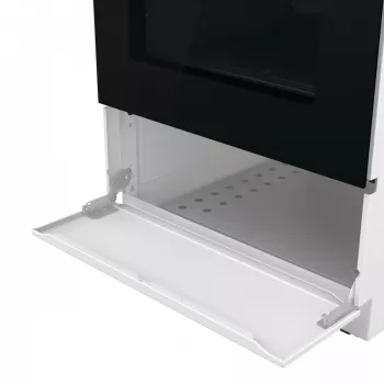 Laisvai pastatoma dujinė viryklė su orkaite Gorenje GG5A10WFFM – 4 degikliai, 70 L orkaitė, emaliuotas viršus, balta