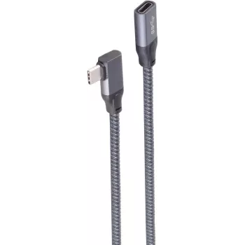 ShiverPeaks SHVP BS13-56020 USB 3.2 laidas 90° C kištukas į lizdą 1,0 m