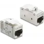 DELOCK Keystone jungtis RJ45 Cat.6A metalo, mėlyna į mėlyną