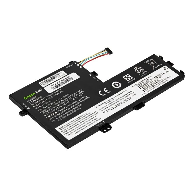 Baterija Green Cell LE172 Lithium-Polymer 4500 mAh, skirta Lenovo IdeaPad C340 / S340 serijai