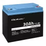 Įkraunama LiFePO4 baterija QOLTEC 12.8V 30Ah 384Wh su BMS