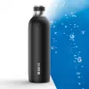 BRITA gazuoto vandens butelis 650 ml, nerūdijantis plienas, juodas, tinkamas plauti indaplovėje