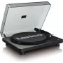 Patefonas Lenco L-30 BLACK su diržine pavara, juodas (L-30B)