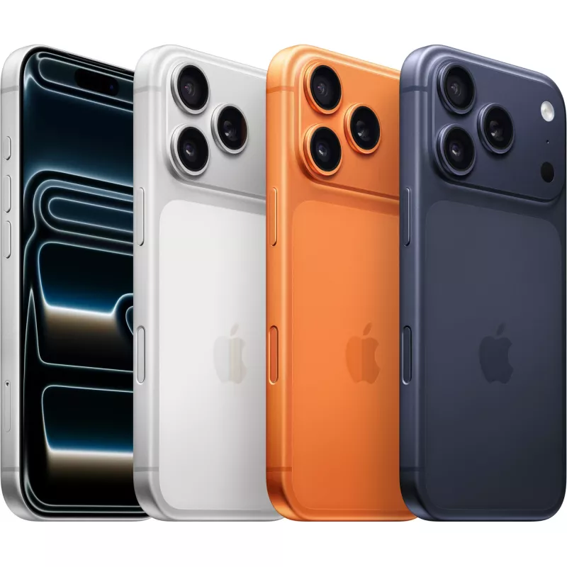 Apple iPhone 17 Pro (512GB, Arancione Cosmico, 6,30 col., Dviguba SIM, 5G) – Išmanusis telefonas