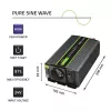 Qoltec Monolith automobilinis keitiklis 600 W juodas