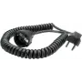BACHMANN susukamas laidas 0,5m-2m juodas H05VV-F 3G1,5mm² CEE7/7 (BM0010705)