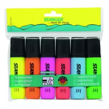 STANGER žymekliai, 1-5 mm, 6 vnt. 180008000