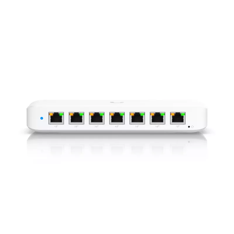 Ubiquiti Ultra 210W valdomas L2 gigabaitinis eterneto jungiklis su PoE, baltas
