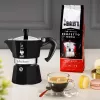 Bialetti Moka Express kavinukas juodas