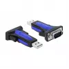 Serijinis kabelis DeLOCK 66280 USB Type-A DB-9 0,8 m juodas