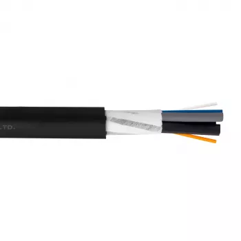 Akyga AK-SC-E12 elektromobilio įkrovimo kabelis 5 x 6 mm² + 2 x 0,75 mm², trifazis, 32 A, 450/750 V, metrais