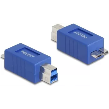 DeLOCK 67215 lyties keitiklis USB Type-B į USB Micro-B mėlynas