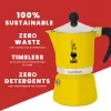 Bialetti Rainbow Black Yellow kavinukas vienam puodeliui