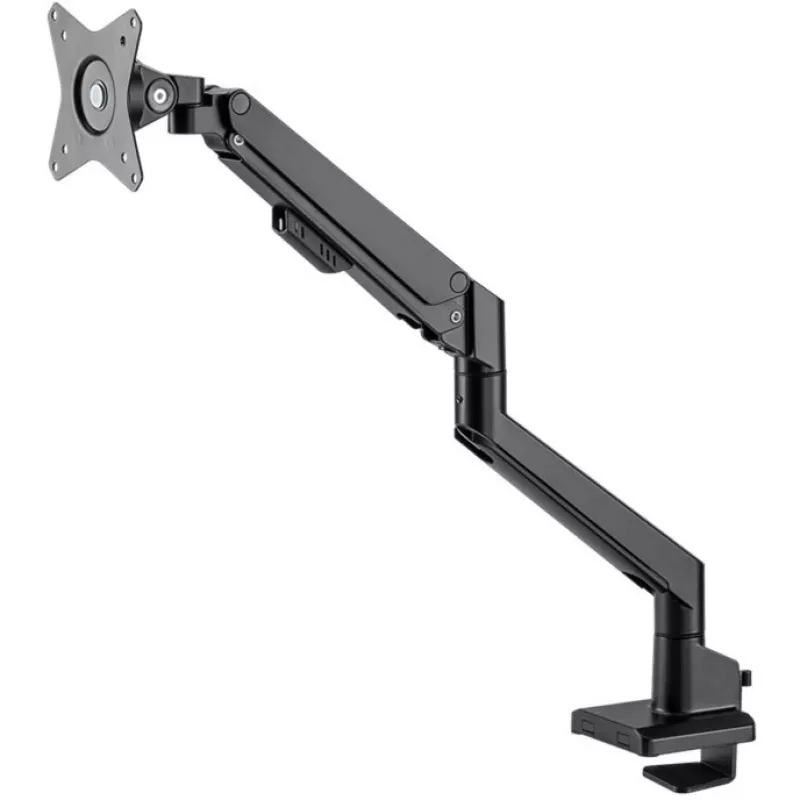 Goobay Single Monitor Gas Spring Mount, juodas (grindinis stovas, 31.89), monitoriaus stovas