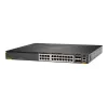 HPE Aruba 6300M jungiklis – L3 valdomas – 24 x 1/2,5/5/10GBase-T + 4 x 1/10/25/50 Gb/s SFP56 (aukštyn/rietuvė) – priekiniai prievadai