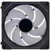 LIAN LI UNI FAN SL-INF 140 ARGB Reverse Blade PWM 4 rinkinys, juoda