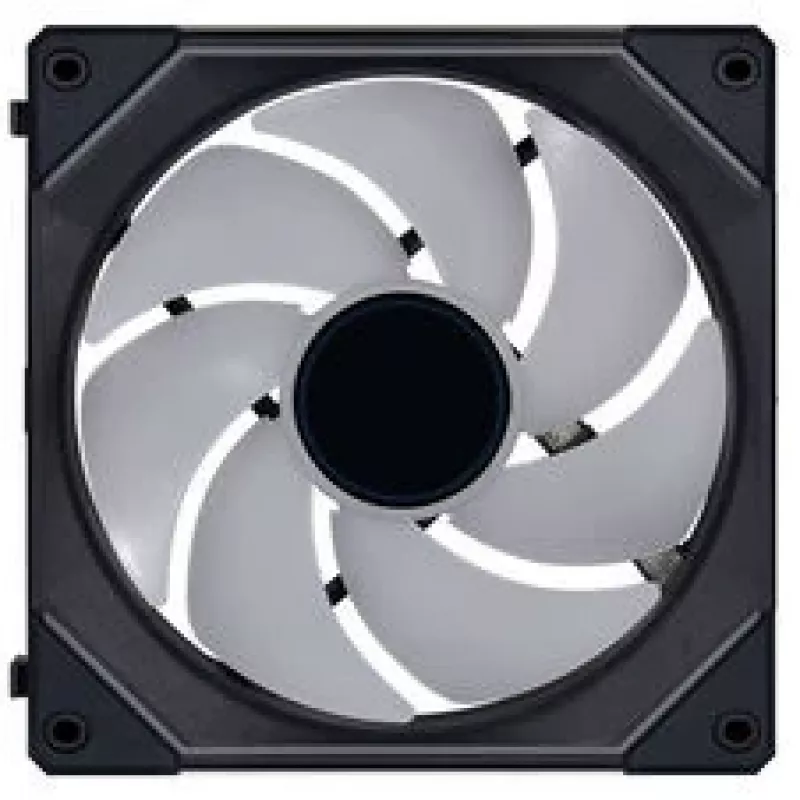 LIAN LI UNI FAN SL-INF 140 ARGB Reverse Blade PWM 4 rinkinys, juoda