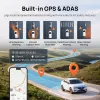 Vaizdo registratorius 70mai A810S 4K Ultra HD, 3840×2160, 146° FOV, 3 colių IPS, Wi‑Fi 6, GPS, MicroSD iki 512 GB, maitinimas iš cigarečių žiebtuvėlio