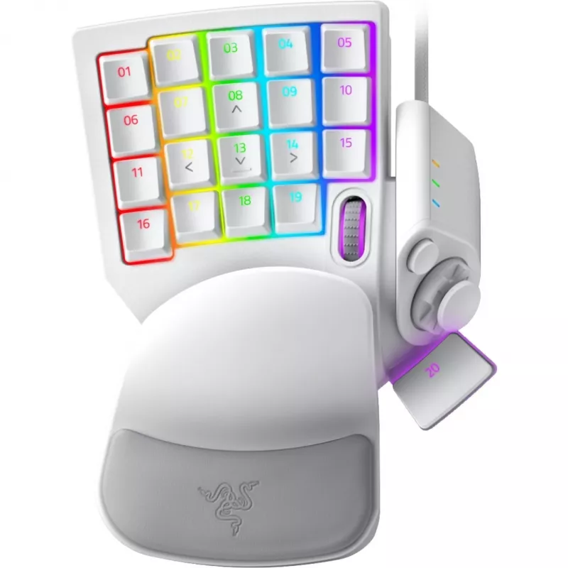 Klaviatūros blokas „Razer Tartarus Pro“ (baltas)