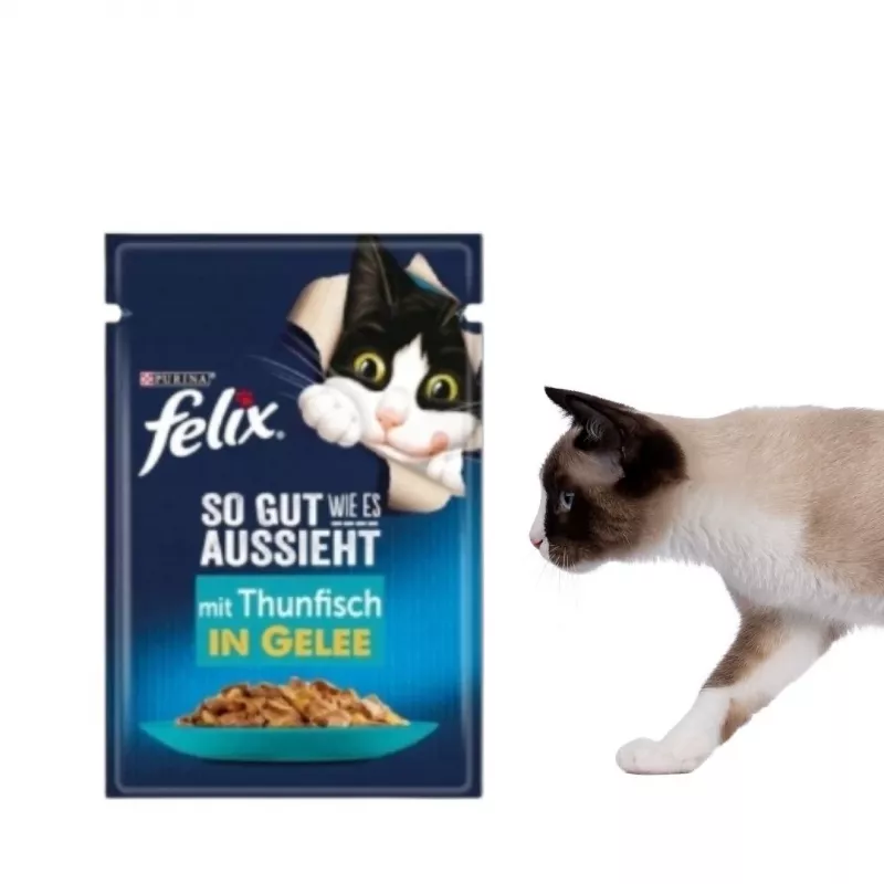 Purina Felix MIX šlapias ėdalas katėms, 120 x 85 g