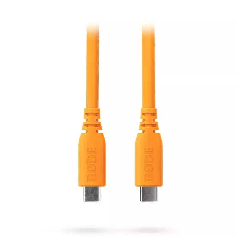 Rode SC27-O USB-C į USB-C laidas USB 3.2 Gen1, oranžinis (2 m, PD)