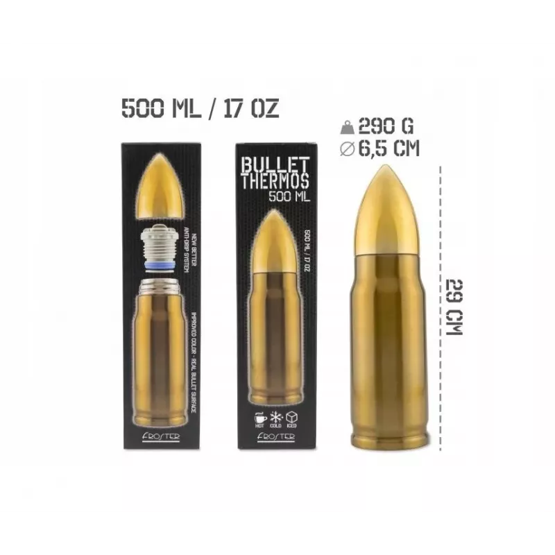Termosas Bullet Brass 500 ml