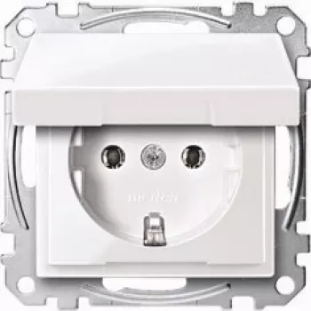 Merten MEG2311-0325 kištukinis lizdas CEE 7/3 baltas, termoplastikas, 250 V 16 A
