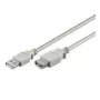 Wentronic Goobay USB 2.0 Hi-Speed prailginimo kabelis, pilkas, 0,3 m - USB 2.0 kištukas (A tipas) > USB 2.0 lizdas (A tipas) (68621)