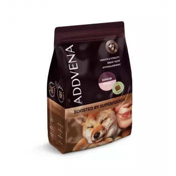 ADDVENA Boosted by superfoods Junior Small Beef sausas šunų ėdalas - 2,5 kg