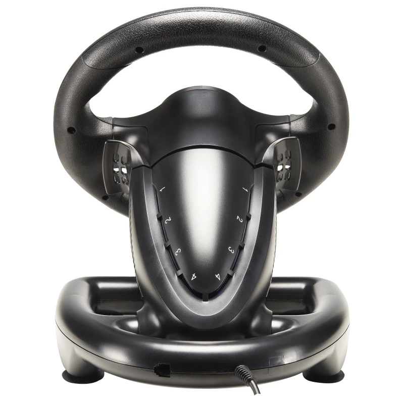 Vairas su pedalais Subsonic SA5426-NG juodas USB 180° sukimas
