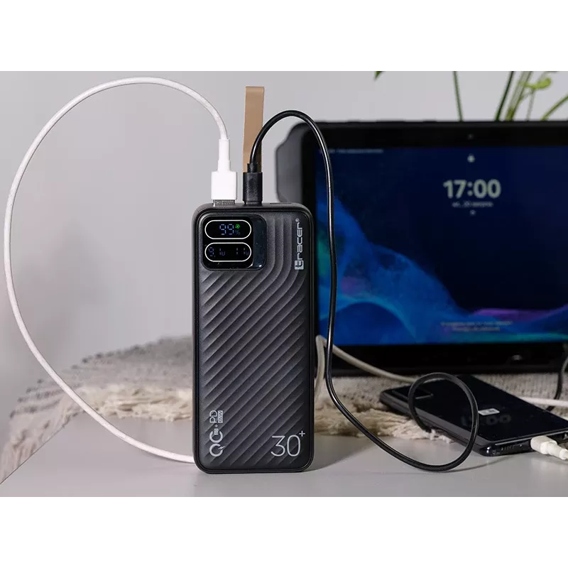 Tracer Blaze 30000 mAh Juoda nešiojama baterija