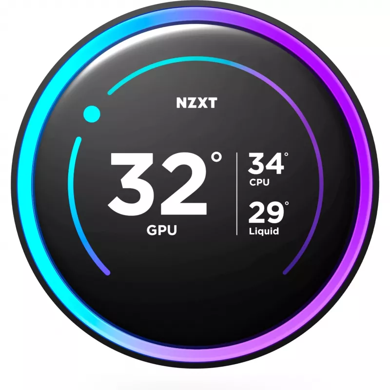 NZXT Kraken Elite 360 RGB procesoriaus vandens aušintuvas 12 cm juodas 1 vnt.