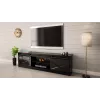RTV GRANERO 200x56.7x35 juodas/juodas blizgus Spintelė
