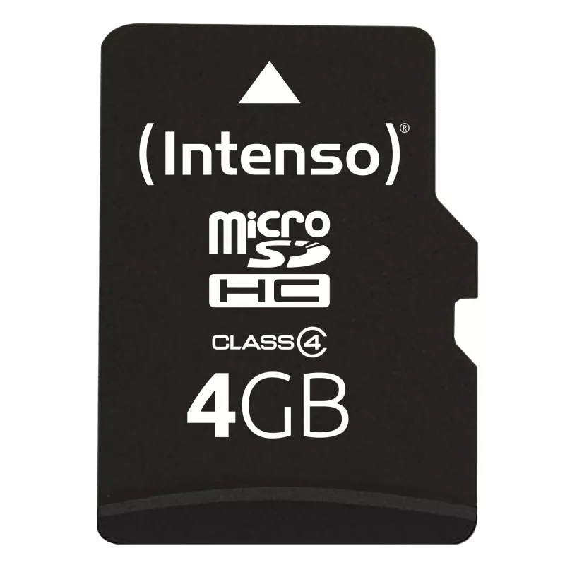 Intenso 4GB MicroSDHC Class 4 atminties kortelė 3403450