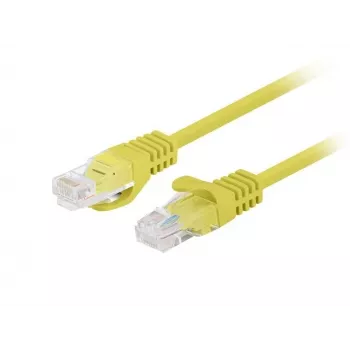 Tinklo kabelis LANBERG PCU6-20CC-0150-Y UTP Cat.6 1,5 m, CCA, RJ-45, geltonas