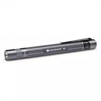 Suprabeam Q1 pilka 14,2 cm baterijomis maitinamas LED šviestuvas
