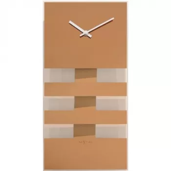 NeXtime klok 2855co Bold Stripes, 38x19 cm, sieninis, varis