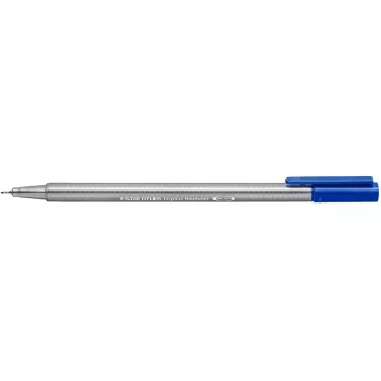 Plonas rašiklis “Fine Liner” Staedtler Triplus 334 R-3BK4 mėlynas, 4 vnt.