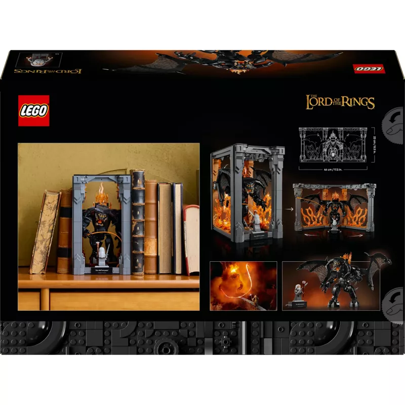 LEGO ICONS 10367 „Žiedų valdovas: Balrogo knygų niša“